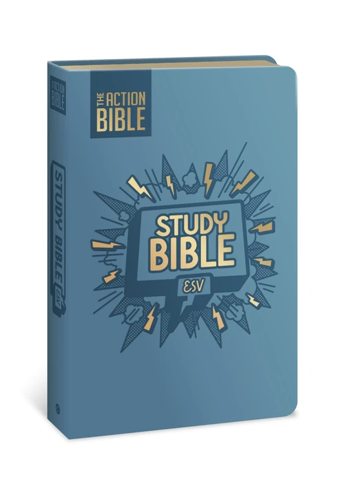 Cover of The Action Bible Study Bible ESV - Leathersoft
