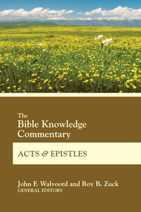 Cover of The Bible Knowledge Commentary Acts and Epistles | John F. Walvoord & Roy B. Zuck