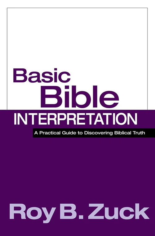 Cover of Basic Bible Interpretation