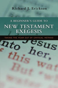 Cover of A Beginner's Guide to New Testament Exegesis