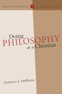 Cover of Doing Philosophy as a Christian