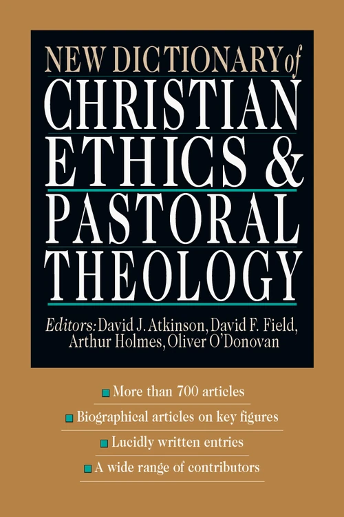 Cover of New Dictionary of Christian Ethics & Pastoral Theology