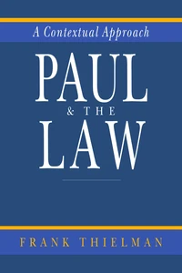 Cover of Paul & the Law