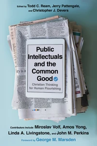 Cover of Public Intellectuals and the Common Good