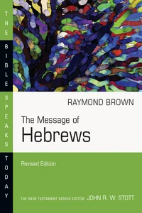 Cover of The Message of Hebrews