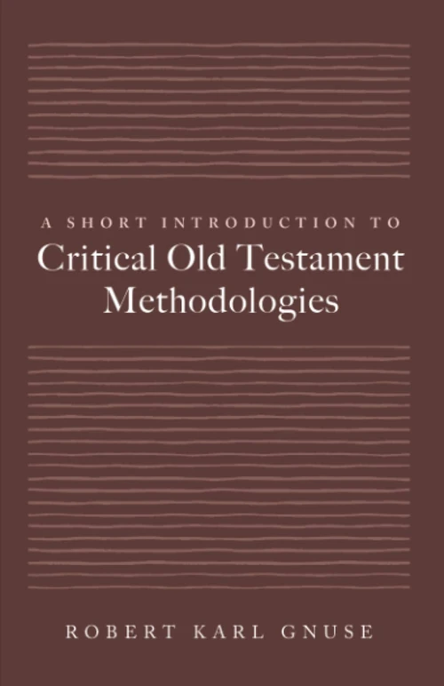 Cover of A Short Introduction to Critical Old Testament Methodologies
