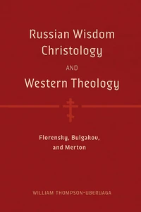 Cover of Russian Wisdom Christology and Western Theology