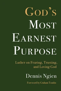 Cover of God's Most Earnest Purpose