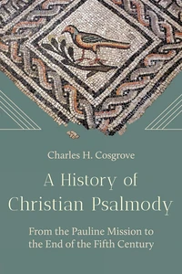 Cover of A History of Christian Psalmody