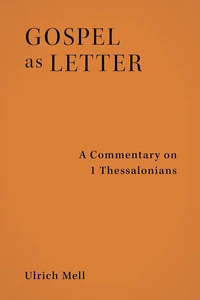 Cover of Gospel as Letter