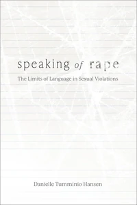 Cover of Speaking of Rape