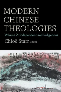 Cover of Modern Chinese Theologies
