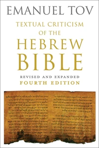 Cover of Textual Criticism of the Hebrew Bible