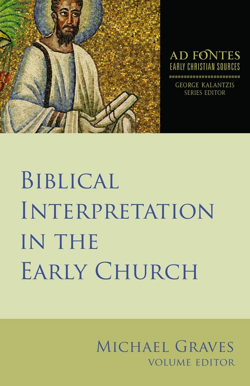 Cover of Biblical Interpretation in the Early Church