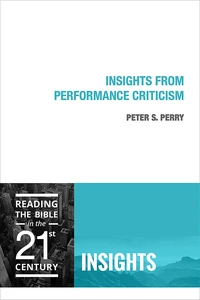 Cover of Insights from Performance Criticism