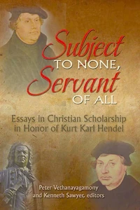 Cover of Subject to None, Servant of All