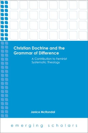 Cover of Christian Doctrine and the Grammar of Difference