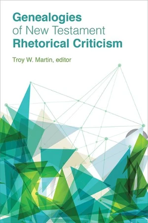 Cover of Genealogies of New Testament Rhetorical Criticism