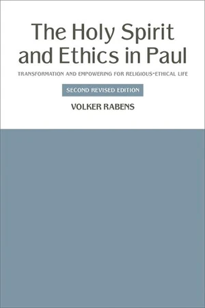 Cover of The Holy Spirit and Ethics in Paul