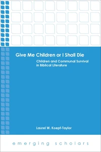 Cover of Give Me Children or I Shall Die