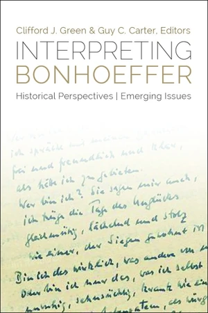 Cover of Interpreting Bonhoeffer