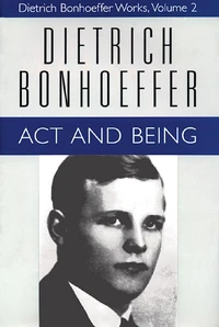 Cover of Act and Being