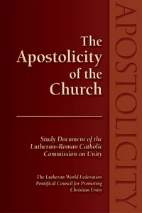 Cover of The Apostolicity of the Church