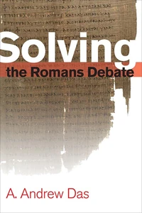 Cover of Solving the Romans Debate