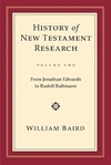 Cover of History of New Testament Research, Vol. 2