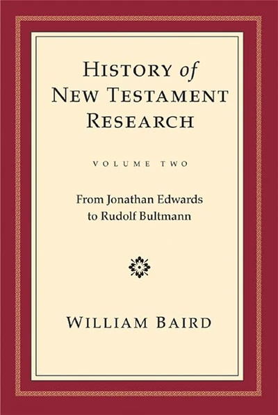 Cover of History of New Testament Research, Vol. 2