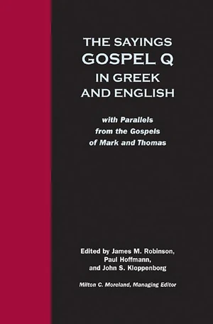 Cover of The Sayings Gospel Q in Greek and English