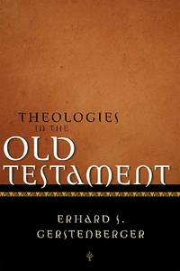 Cover of Theologies in the Old Testament