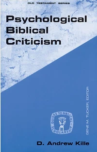 Cover of Psychological Biblical Criticism