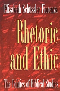 Cover of Rhetoric and Ethic