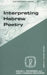 Cover of Interpreting Hebrew Poetry