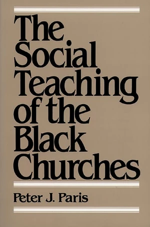 Cover of The Social Teaching of the Black Churches