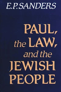 Cover of Paul, the Law, and the Jewish People