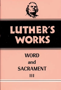 Cover of Luther's Works, Volume 37