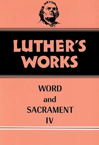 Cover of Luther's Works, Volume 38