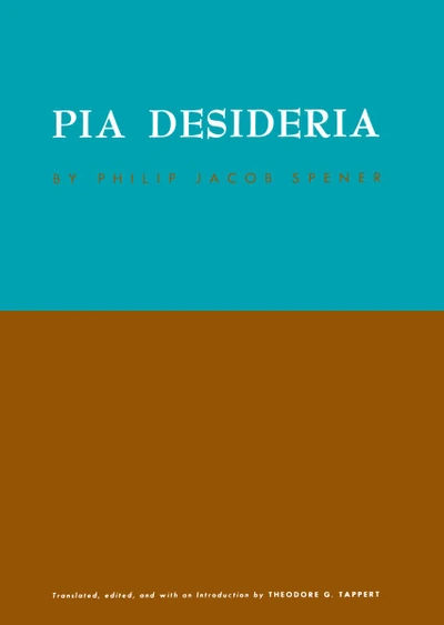 Cover of Pia Desideria