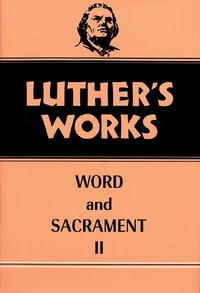 Cover of Luther's Works, Volume 36