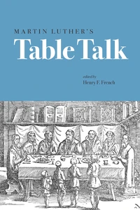 Cover of Martin Luther's Table Talk