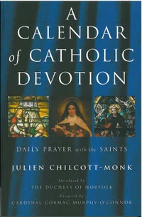 Cover of A Calendar of Catholic Devotion
