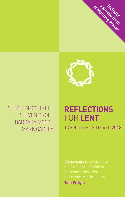 Cover of Reflections for Lent 2013