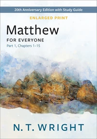 Cover of Matthew for Everyone, Part 1 – Enlarged Print Edition