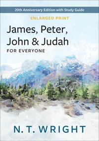 Cover of James, Peter, John, and Judah for Everyone – Enlarged Print Edition