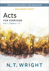 Cover of Acts for Everyone, Part 1 – Enlarged Print Edition