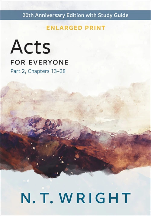 Cover of Acts for Everyone, Part 2 – Enlarged Print Edition