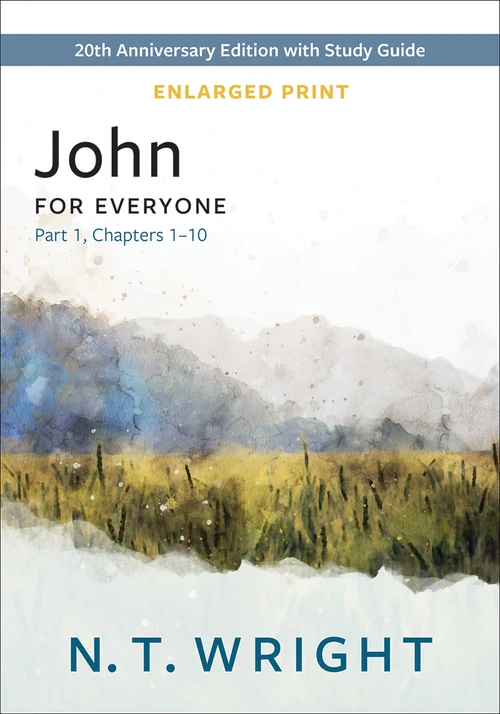 Cover of John for Everyone, Part 1 – Enlarged Print Edition