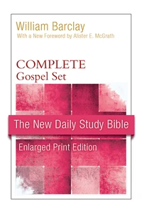 Cover of New Daily Study Bible, Enlarged Print: Gospel Set